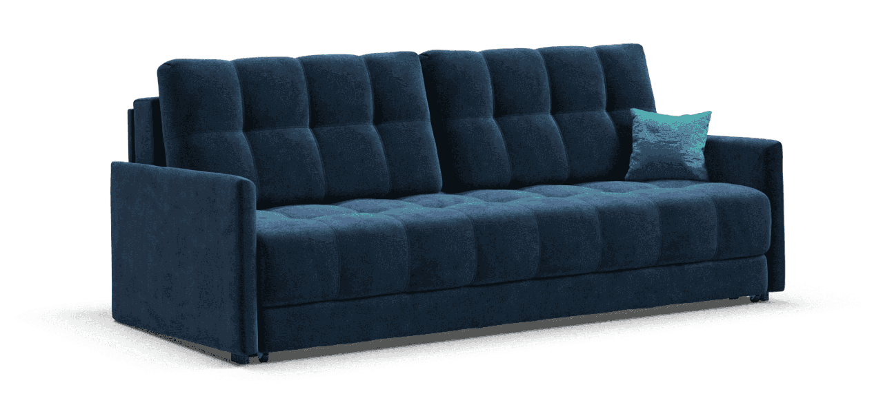 BOSS 2.0 LOFT диван велюр Monolit синий - фото 2 - id-p155219018