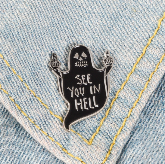 Значок "See you in hell"