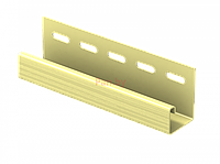 J-профиль для сайдинга Ю-пласт Корабельный брус Кремовый
