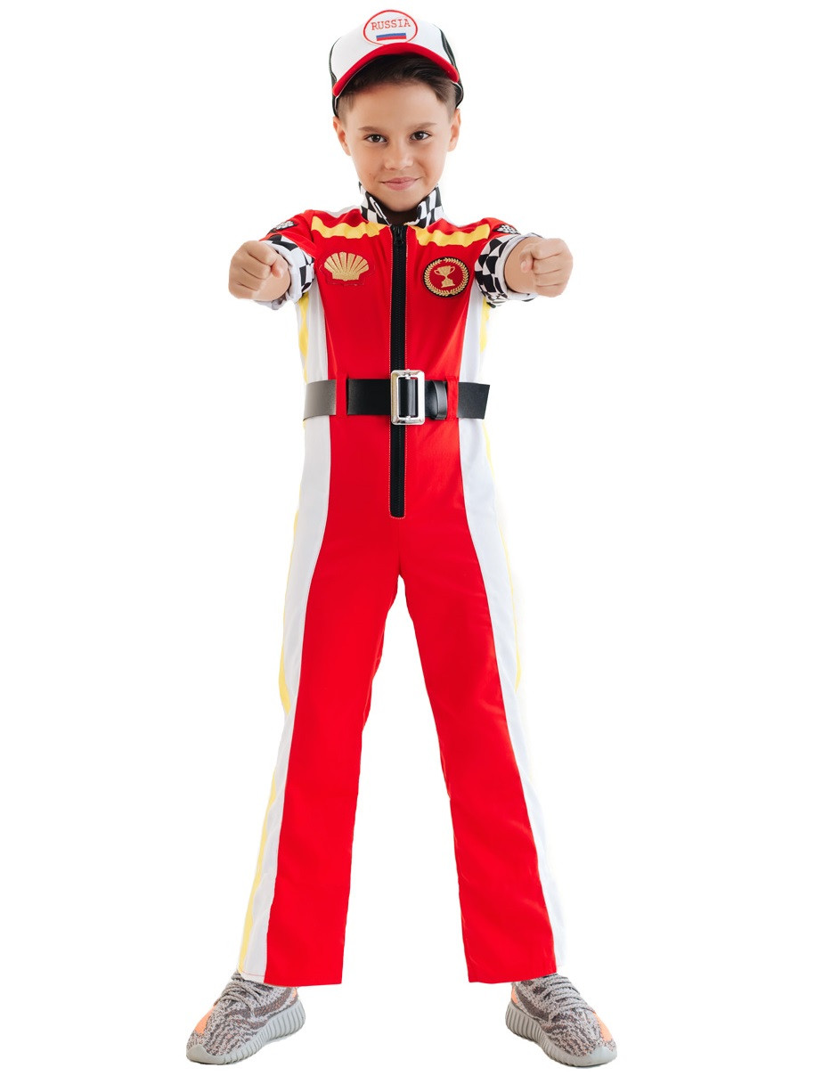 Детский карнавальный костюм для мальчика Гонщик Пуговка 7003 к-20