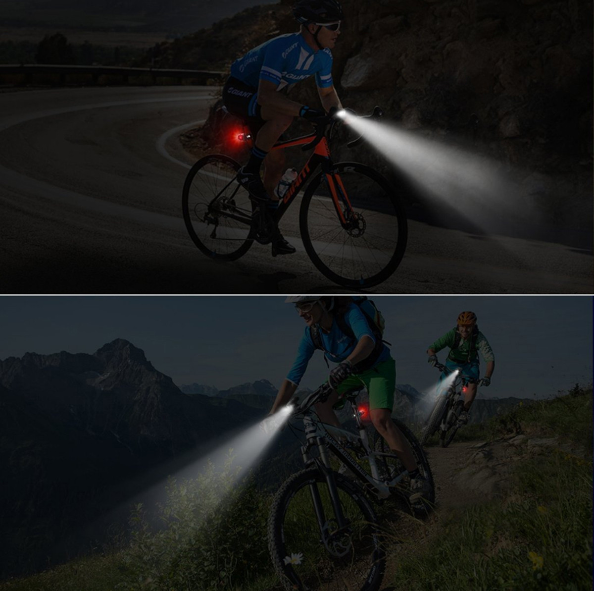 Набор светодиодного освещения для велосипеда SiPL перезаряжаемый - фото 9 - id-p155261188