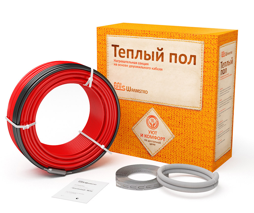 Warmstad 910 Вт/ 61 м.п. Теплый пол. Нагревательный кабель