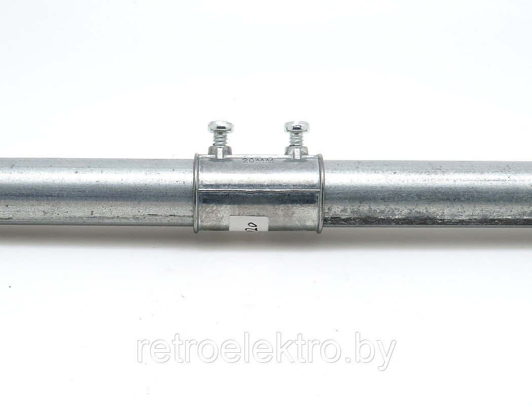 20 мм Муфта винтовой зажим, цинковый сплав - фото 3 - id-p155266119