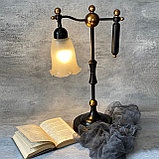 Лампа настольная Колокол, винтаж, СССР, фото 4