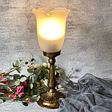 Лампа настольная Цветок, винтаж, СССР, фото 3