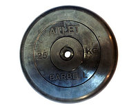 Диск обрезиненный 31 мм 25 кг MB-ATLETB31-25