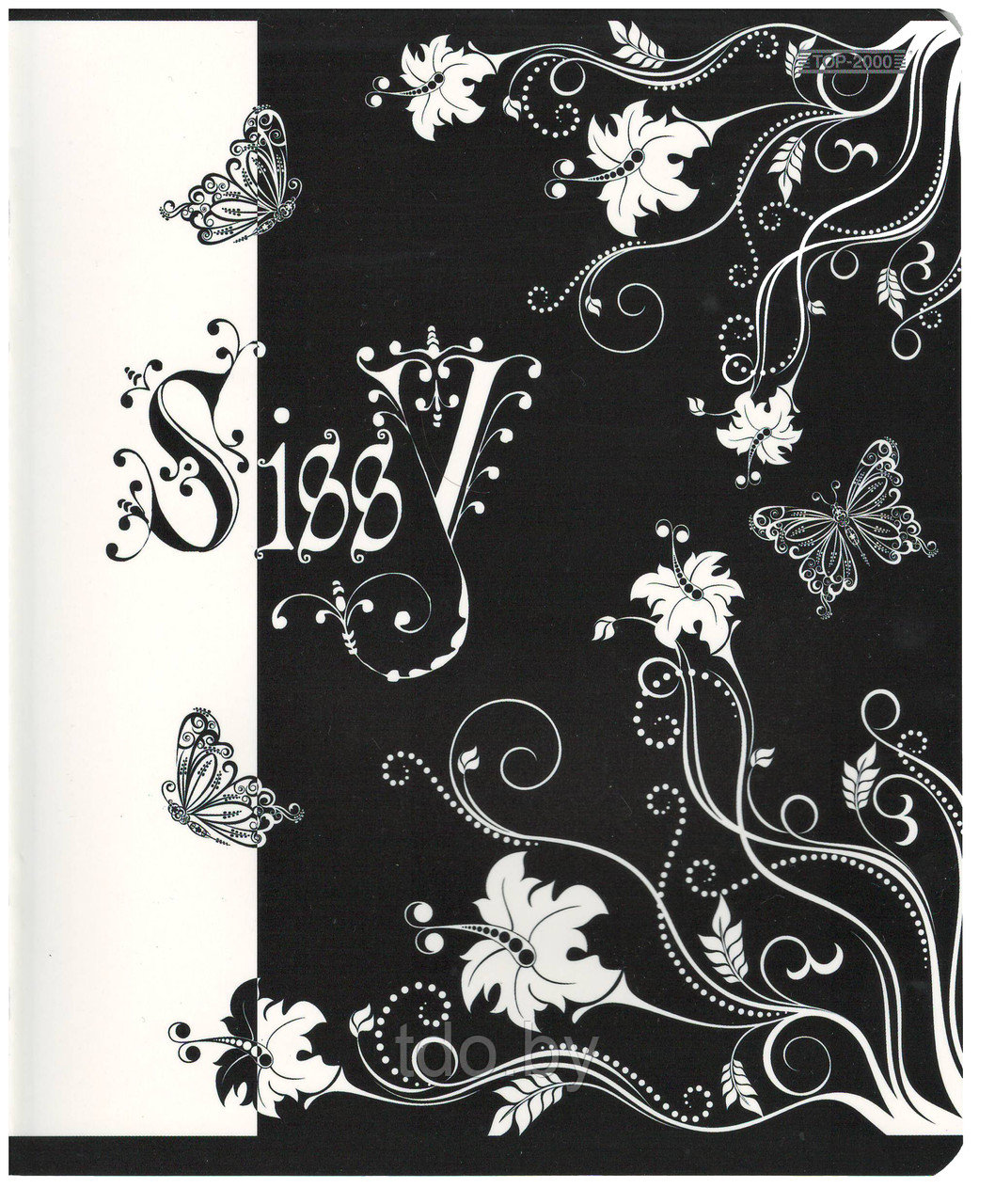 Тетрадь школьная в клетку. 12л, обложка картон, серия Black and White - фото 4 - id-p155269182