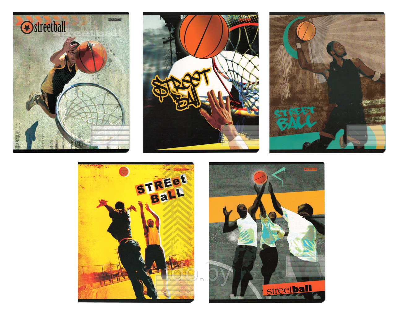 Тетрадь школьная в клетку. 12л, обложка картон, серия Streetball - фото 1 - id-p155269354