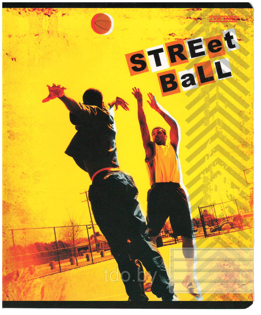 Тетрадь школьная в клетку. 12л, обложка картон, серия Streetball - фото 2 - id-p155269354