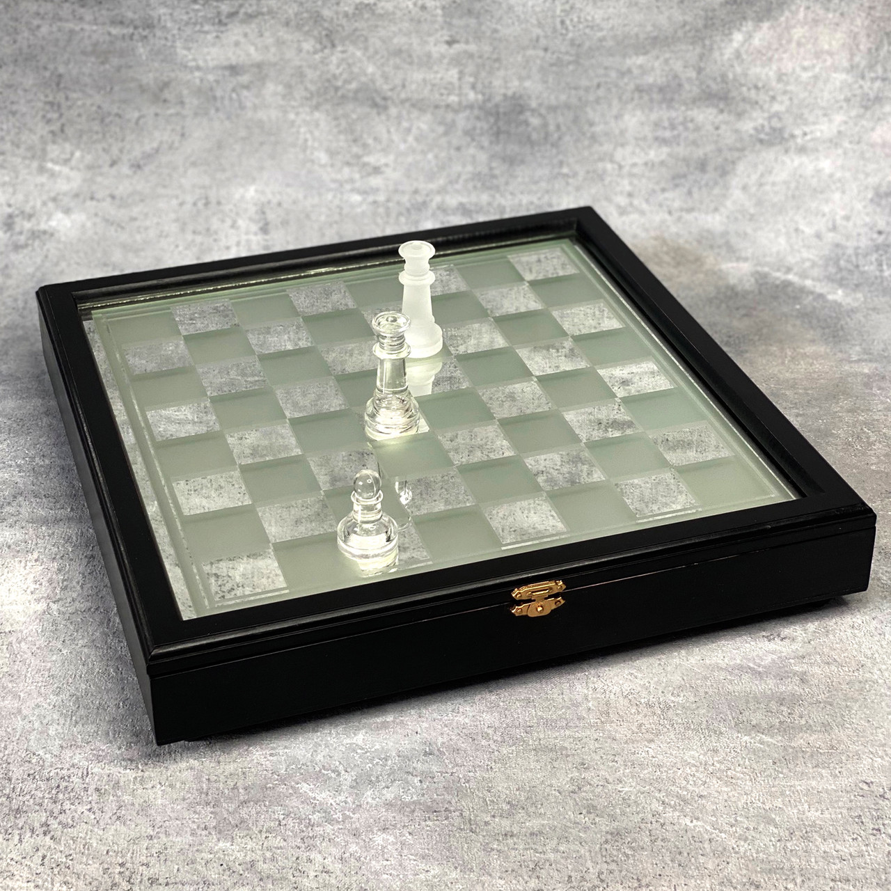 Шахматы с зеркальной доской Middle - фото 1 - id-p126424992