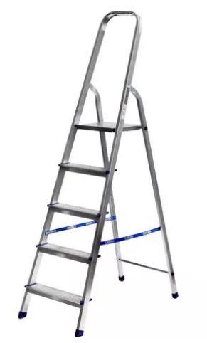 Лестница-стремянка СИБИН алюминиевая, 5 ступеней, 103 см - фото 1 - id-p154888620