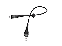 Кабель USB for Type-C Borofone BX32 charging data cable 0,25m черный