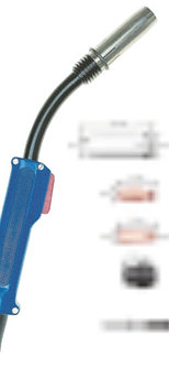 Сварочная горелка для сварки порошковой проволокой - RB 61GD / RB 610D - возд охлаждение