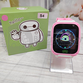 Детские умные часы Smart Baby Watch S4 (розовый с белым)