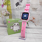Детские умные часы Smart Baby Watch S4 (розовый с белым), фото 3