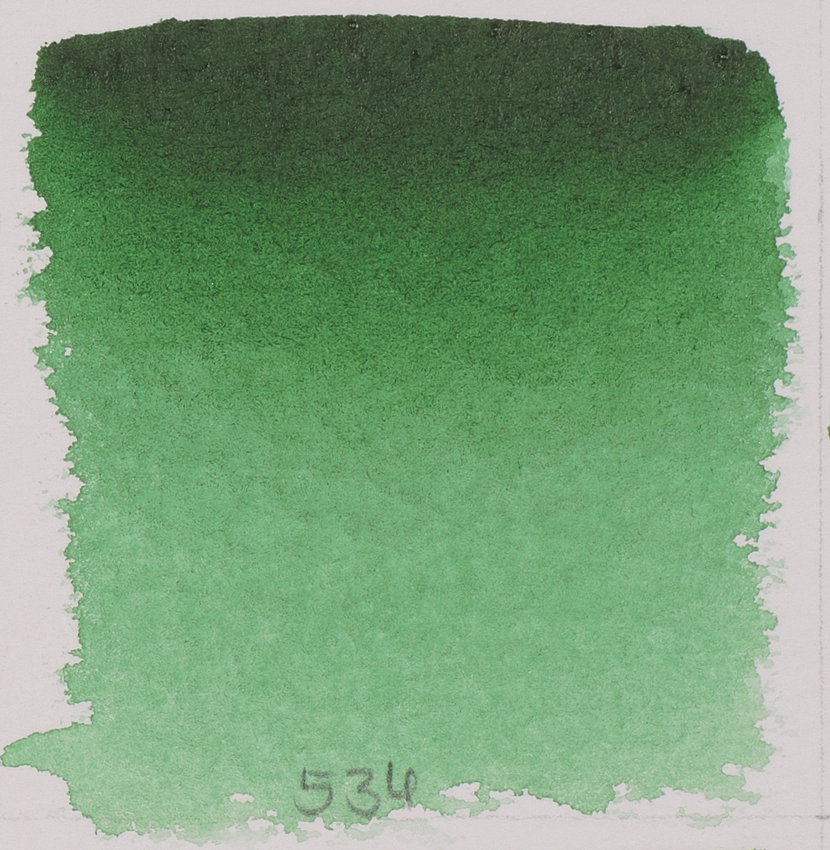 Акварель Schmincke Horadam, туба 5 мл, зеленый оливковый перманентный, permanent green olive, №534 - фото 2 - id-p155294592