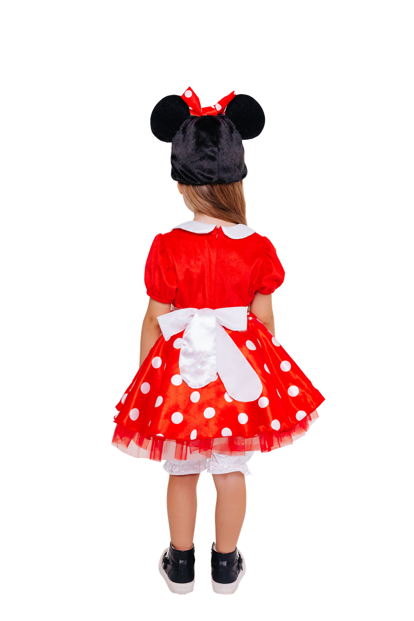 Детский карнавальный костюм Минни Маус Пуговка 9013 к-21 - фото 2 - id-p155298666