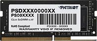 Оперативная память Patriot Signature Line 8GB DDR4 SODIMM PC4-25600 PSD48G320081S