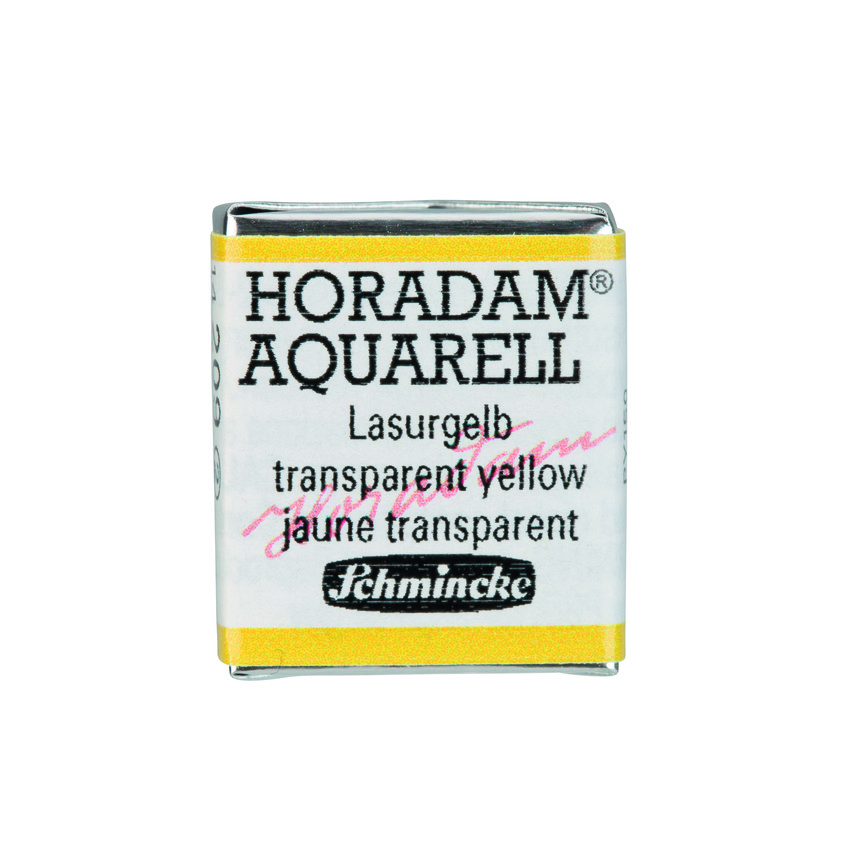 Акварель Schmincke Horadam, полукювета, желтый прозрачный, transparent yellow, №209