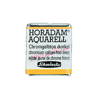 Акварель Schmincke Horadam, полукювета, хром желтый темный, chromium yellow hue deep, №213