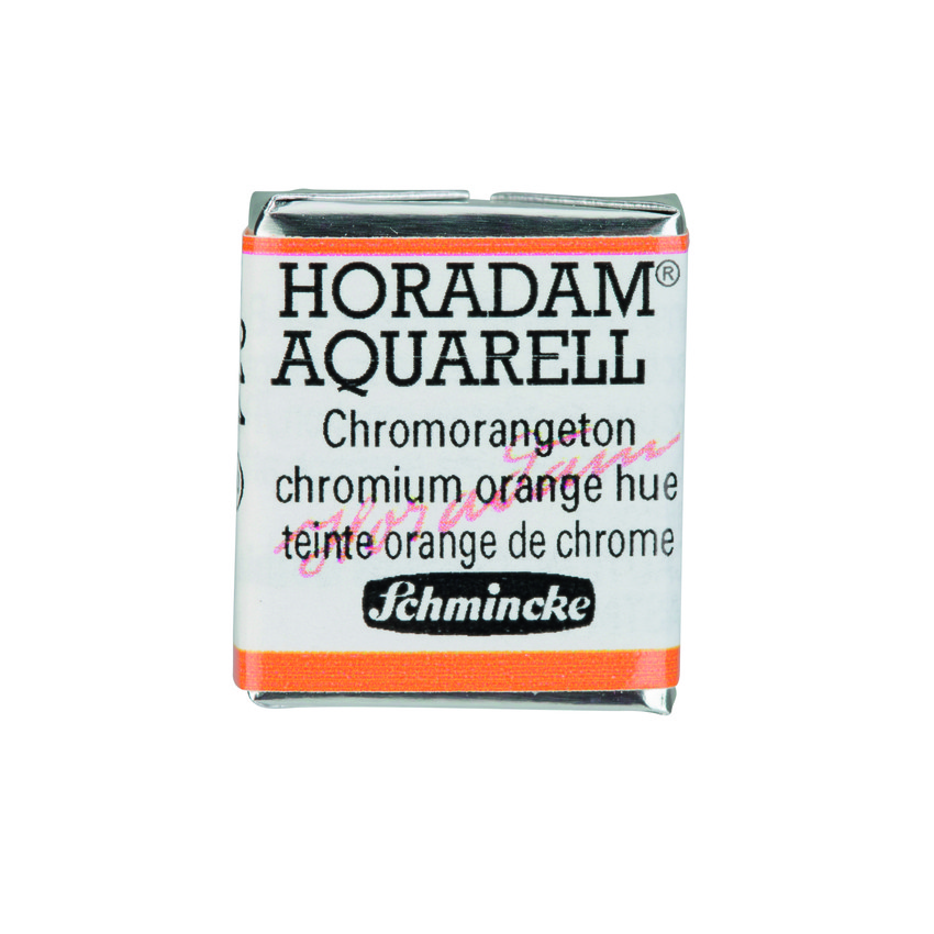 Акварель Schmincke Horadam, полукювета, хром оранжевый, chromium orange hue, №214 - фото 1 - id-p155300108