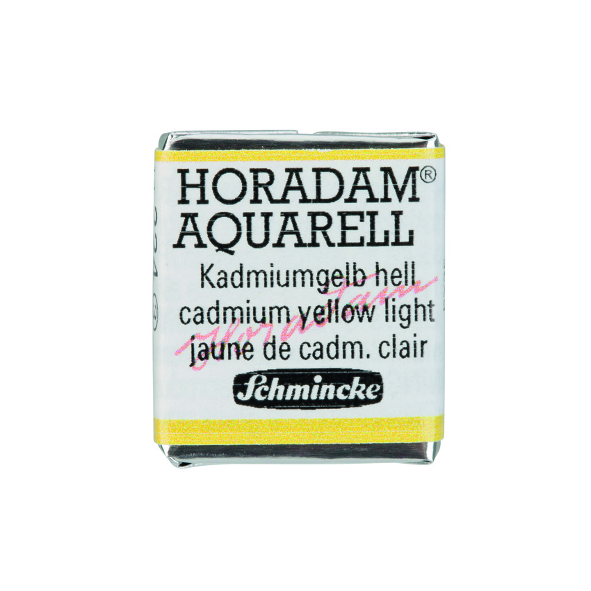 Акварель Schmincke Horadam, полукювета, кадмий желтый светлый, cadmium yellow light, №224