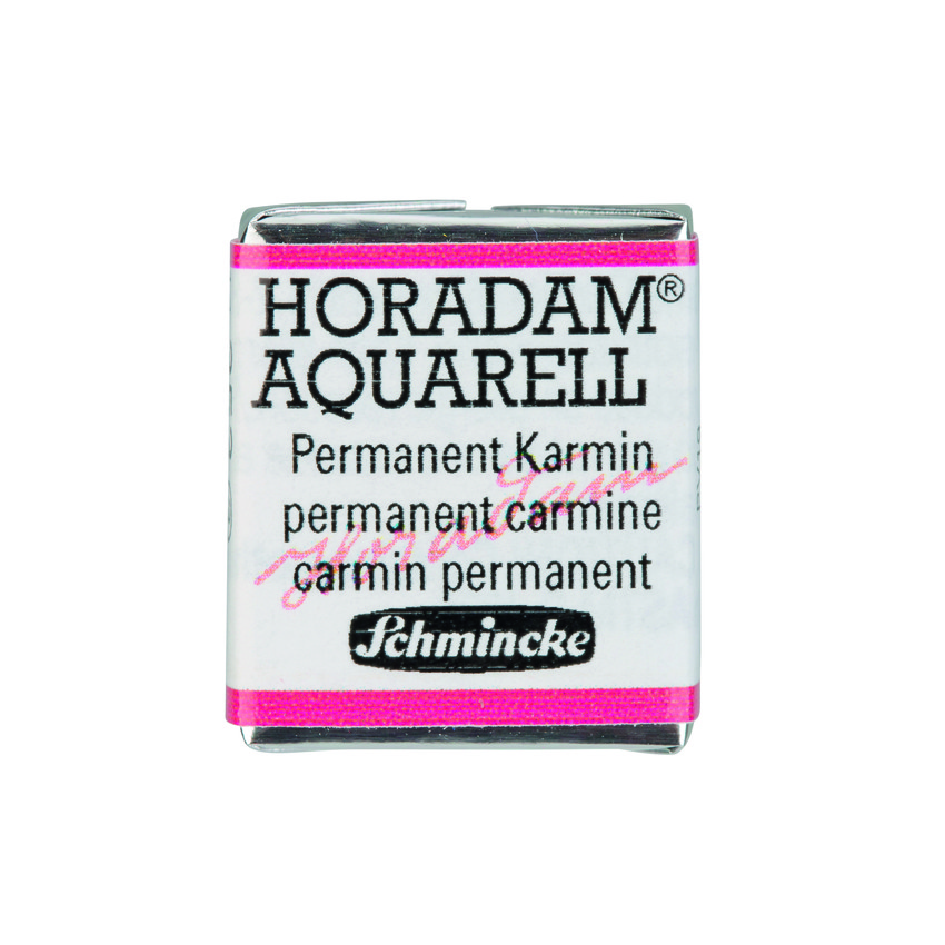 Акварель Schmincke Horadam, полукювета, кармин перманентный, permanent carmine, №353