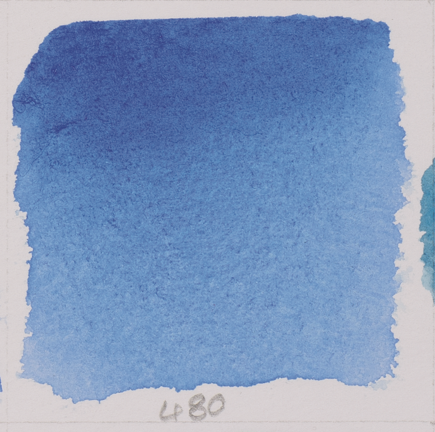 Акварель Schmincke Horadam, полукювета, синий горный, mountain blue, №480 - фото 2 - id-p155302973