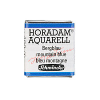 Акварель Schmincke Horadam, полукювета, синий горный, mountain blue, №480