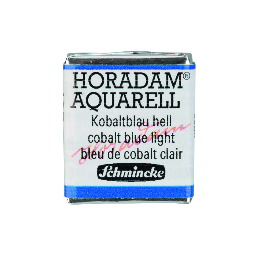 Акварель Schmincke Horadam, полукювета, кобальт синий светлый, cobalt blue light, №487 - фото 1 - id-p155303368