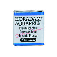 Акварель Schmincke Horadam, полукювета, синий прусский, Prussian blue, №492