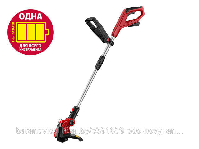 Триммер аккум. WORTEX TB 2518 ALL1 (18 В, телескоп.ручка, рег.угол 0-60°, полуавт.голова, 1,6мм*6м, без АКБ И