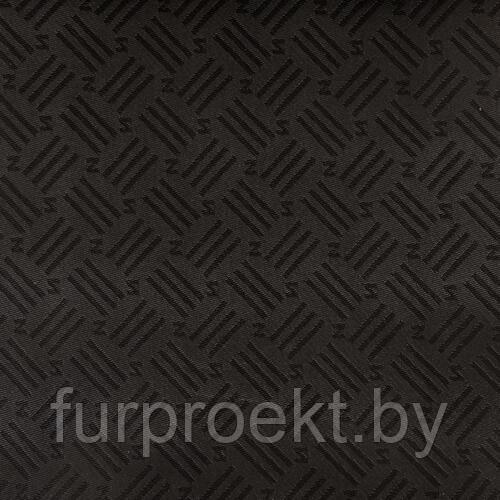 Жаккард вспененный PVC черный 322 полиэстер 0,7мм жаккард 063
