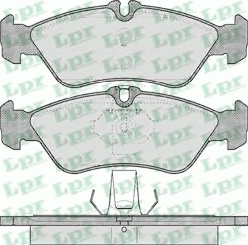 LPR 05P610  Колодки тормозные дисковые задн MB: G-CLASS 98-, SPRINTER 3-t c бортовой платформой 95-06, GDB1263