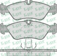 LPR 05P610  Колодки тормозные дисковые задн MB: G-CLASS 98-, SPRINTER 3-t c бортовой платформой 95-06, GDB1263
