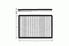 SCT SA1128 Фильтр салона AUDI A8 -10   LA51/s