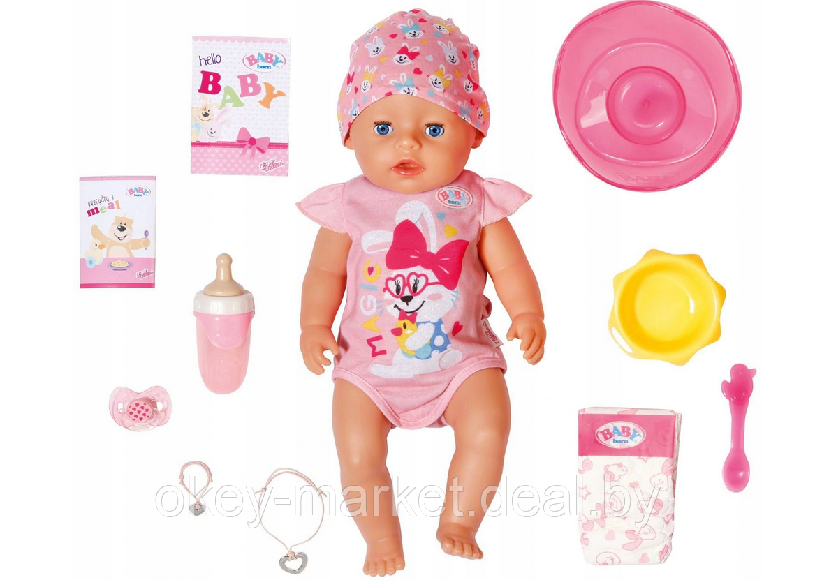 Интерактивная кукла Baby Born Волшебная малышка 827956 - фото 2 - id-p155318002