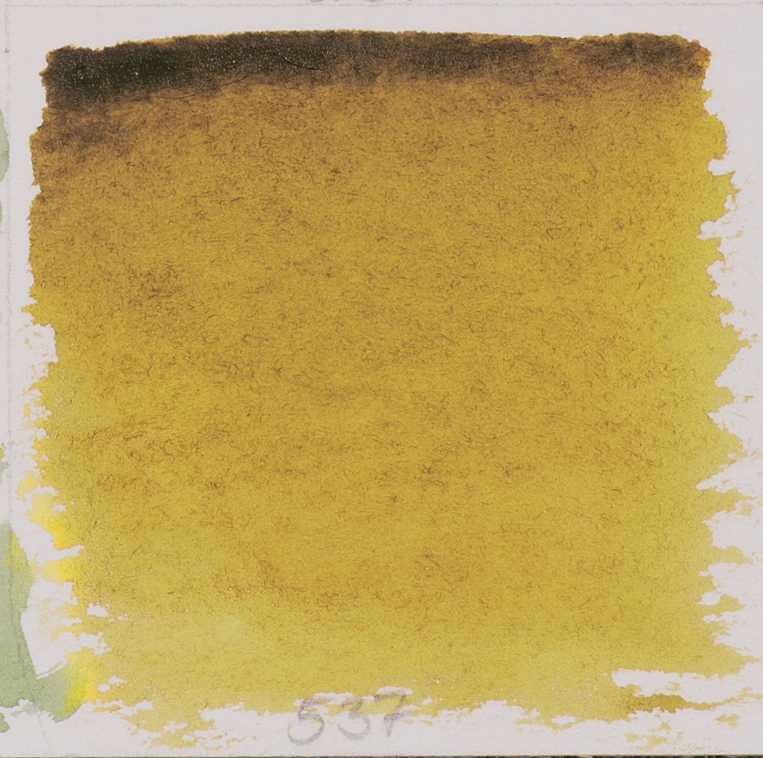 Акварель Schmincke Horadam, полукювета, золотисто-зеленый, transparent green gold, №537 - фото 2 - id-p155321216