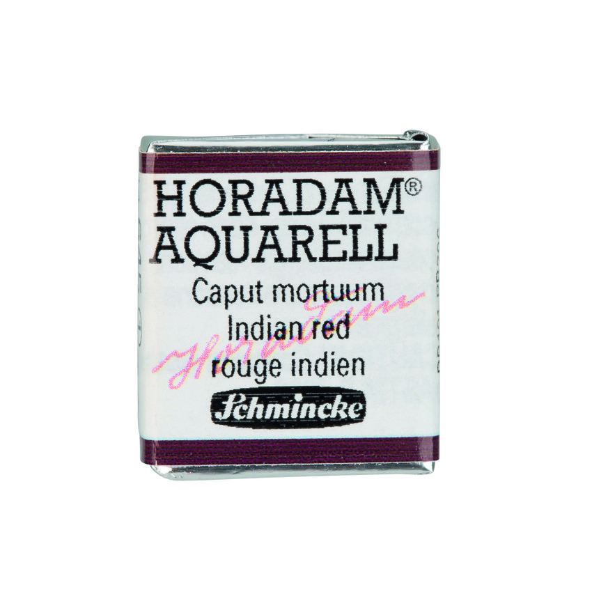 Акварель Schmincke Horadam, полукювета, индийский красный, Indian red, №645