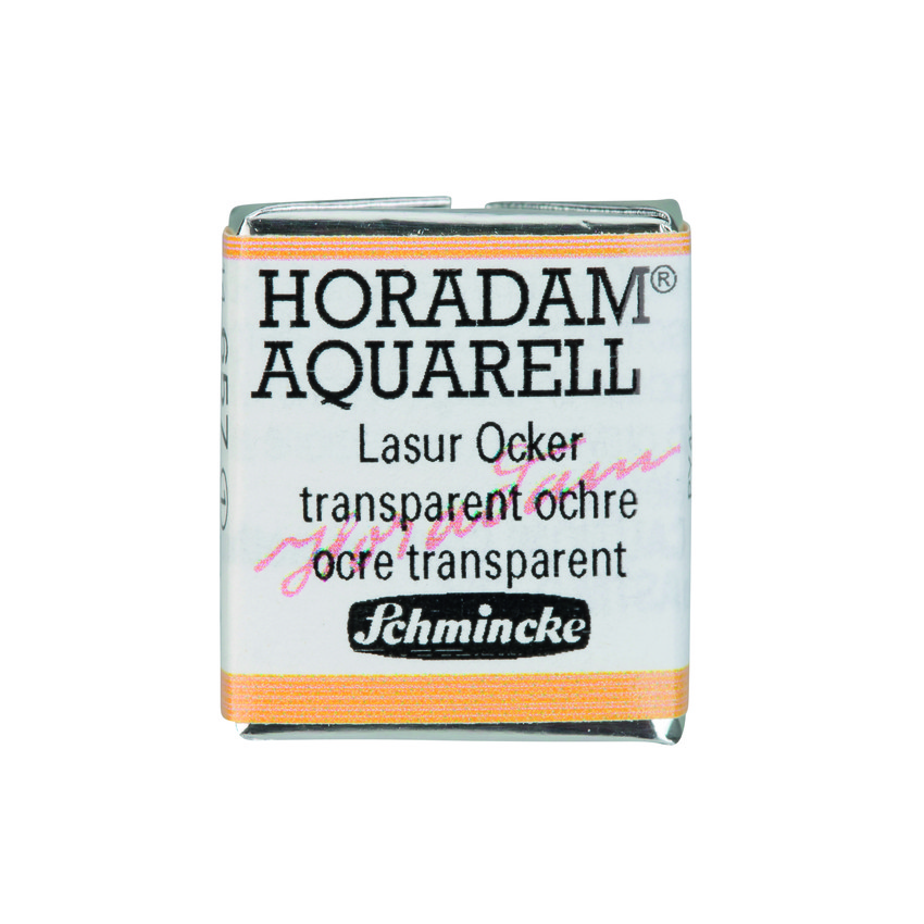 Акварель Schmincke Horadam, полукювета, охра прозрачная, transparent ochre, №657