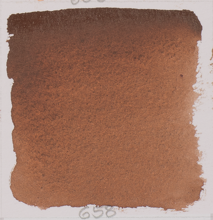 Акварель Schmincke Horadam, полукювета, Марс коричневый, Mars brown, №658 - фото 2 - id-p155321314