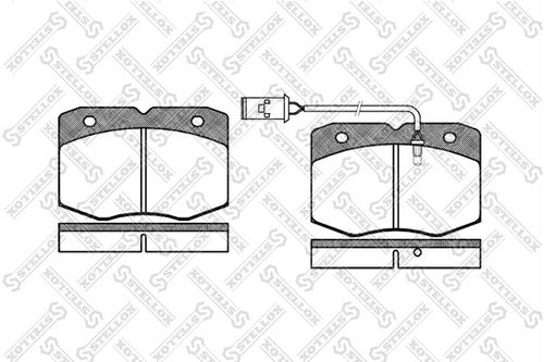 STELLOX 446 002-SX 446 002-SX колодки дисковые п. !\ Iveco Daily 89>