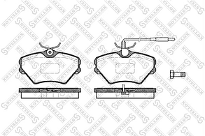 STELLOX  496 002-SX 485 02 !колодки дисковые п.\ Renault Laguna 1.8i/2.0i/2.2D 93-98