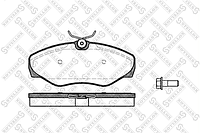 STELLOX 845 000B-SX колодки дисковые п.!\ Nissan Primastar, Opel Vivaro 01>, Renault Espace III 00