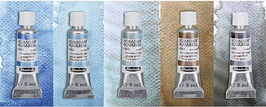 Набор акварельных красок HORADAM "Supergranulating" с эффектом супер-грануляции, 5*5 мл, Glacier - фото 6 - id-p155326106