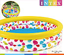 Детский надувной бассейн Интекс Intex 58439 игровой центр Геометрия для детей и малышей, фото 2