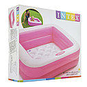 Детский надувной бассейн Интекс Intex 57100 игровой центр Радуга для детей и малышей с надувным дном, фото 2