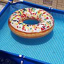 Детский надувной круг для плавания Intex Интекс Пончик плавательный 56263, надувные платформы и круги, фото 3