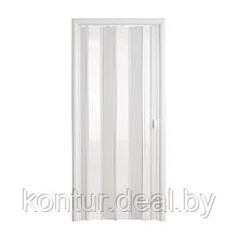 Дверь-гармошка белая Стиль ширина до 99 см