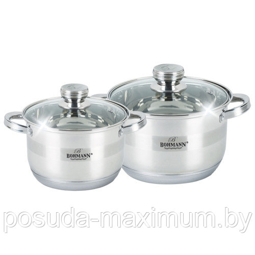 Набор кастрюль из нержавеющей стали Bohmann BH-04-275